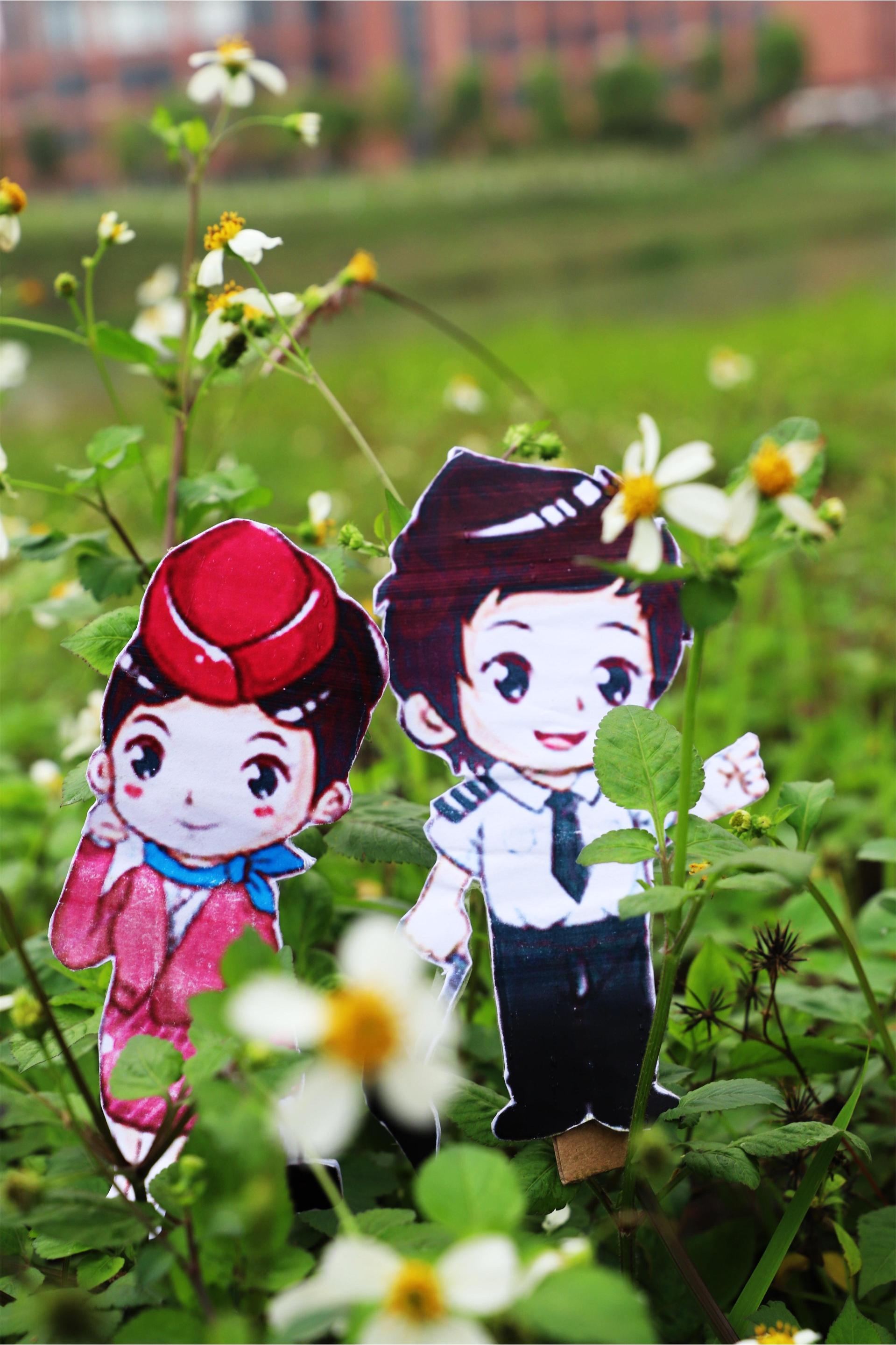 春分时节蓝航春意浓空乘哥哥姐姐邀你去踏青